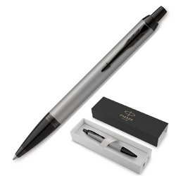 Ручка шариковая Parker IM Achromatic Matt Grey синяя (артикул производителя 2127752)